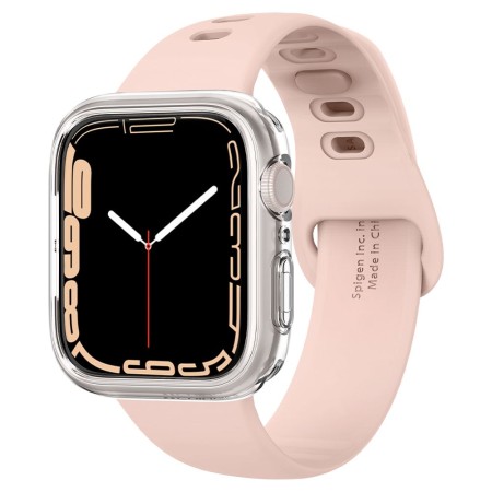 Husa pentru Apple Watch 4 / 5 / 6 / SE / SE 2 / 7 / 8 / 9 (40mm / 41mm) - Spigen Liquid Crystal (ACS04195) - Crystal Clear