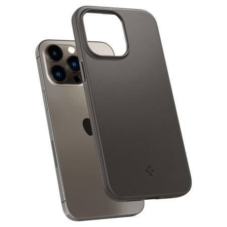 Husa pentru iPhone 14 Pro - Spigen Thin Fit - Gunmetal