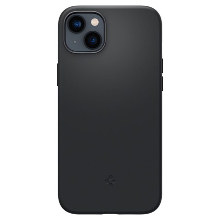 Husa pentru iPhone 14 - Spigen Silicone Fit Mag Safe - Black