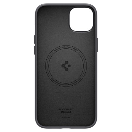 Husa pentru iPhone 14 - Spigen Silicone Fit Mag Safe - Black