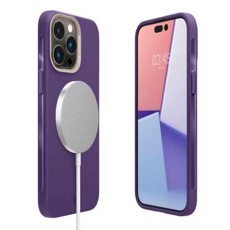 Husa pentru iPhone 14 Pro - Spigen Cyrill Ultra Color Mag Safe - Taro