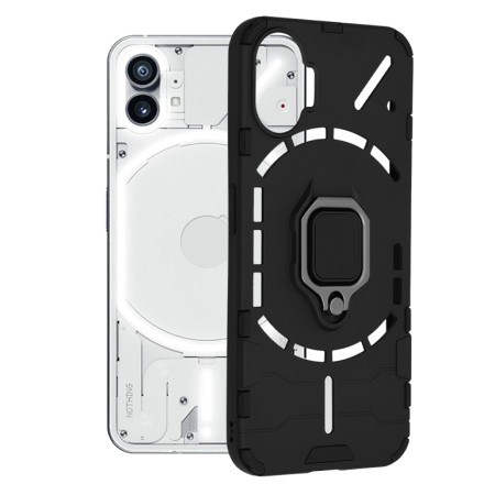 Husa pentru Nothing Phone (1) - Techsuit Silicone Shield - Black