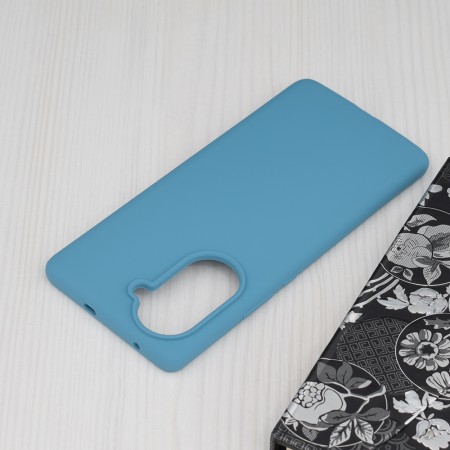 Husa pentru Huawei nova 10 - Techsuit Soft Edge Silicone - Denim Blue