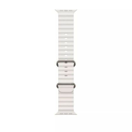 Curea pentru Apple Watch 1/2/3/4/5/6/7/8/9/SE/SE 2/Ultra/Ultra 2 (42/44/45/49mm) - Techsuit Watchband (W038) - White