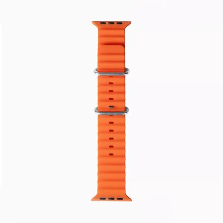 Curea pentru Apple Watch 1/2/3/4/5/6/7/8/9/SE/SE 2/Ultra/Ultra 2 (42/44/45/49mm) - Techsuit Watchband (W038) - Orange