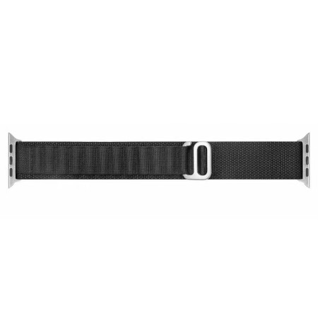 Curea pentru Apple Watch 1/2/3/4/5/6/7/8/9/SE/SE 2/Ultra/Ultra 2 (42/44/45/49mm) - Techsuit Watchband (W037) - Black