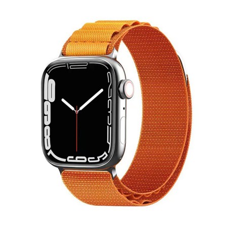 Curea pentru Apple Watch 1/2/3/4/5/6/7/8/9/SE/SE 2 (38/40/41mm) - Techsuit Watchband (W037) - Orange