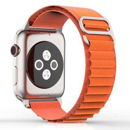 Curea pentru Apple Watch 1/2/3/4/5/6/7/8/9/SE/SE 2 (38/40/41mm) - Techsuit Watchband (W037) - Orange