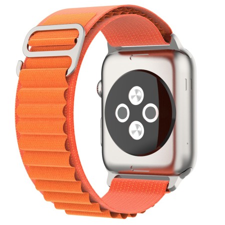 Curea pentru Apple Watch 1/2/3/4/5/6/7/8/9/SE/SE 2 (38/40/41mm) - Techsuit Watchband (W037) - Orange