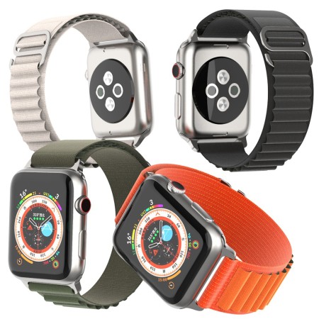 Curea pentru Apple Watch 1/2/3/4/5/6/7/8/9/SE/SE 2 (38/40/41mm) - Techsuit Watchband (W037) - Orange