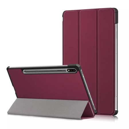 Husa pentru Samsung Galaxy Tab S7 FE - Techsuit FoldPro - Burgundy