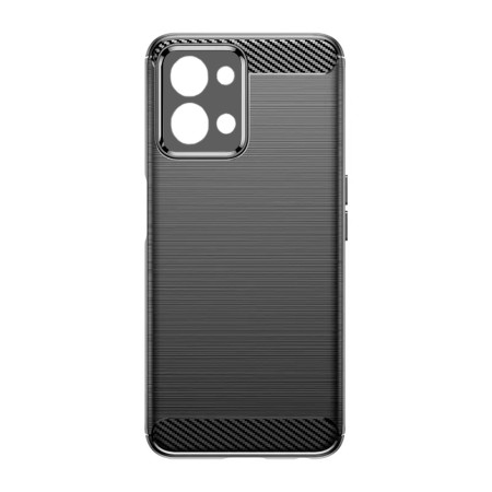 Husa pentru Oppo Reno8 - Techsuit Carbon Silicone - Black