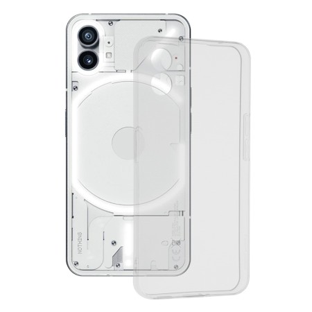 Husa pentru Nothing Phone (1) - Techsuit Clear Silicone - Transparenta