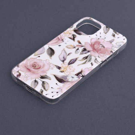 Husa pentru iPhone 14 Plus - Techsuit Marble Series - Chloe White