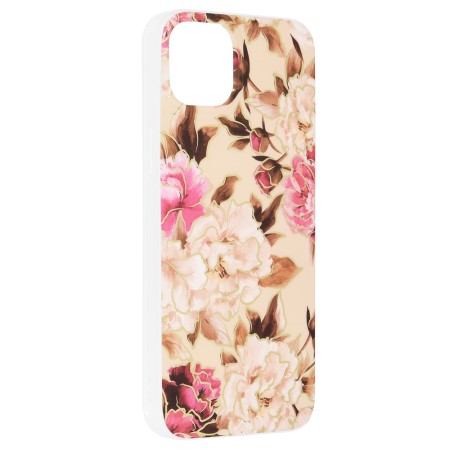 Husa pentru iPhone 14 Plus - Techsuit Marble Series - Mary Berry Nude