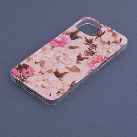 Husa pentru iPhone 14 Plus - Techsuit Marble Series - Mary Berry Nude