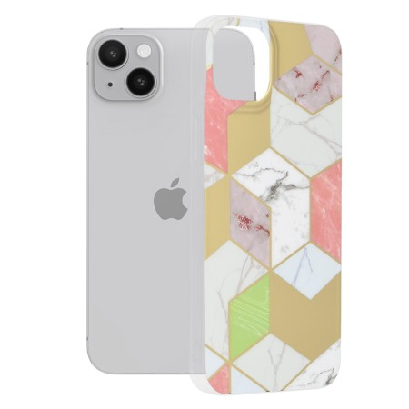 Husa pentru iPhone 14 Plus - Techsuit Marble Series - Purple Hex