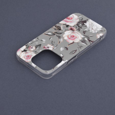 Husa pentru iPhone 14 Pro - Techsuit Marble Series - Bloom of Ruth Gray