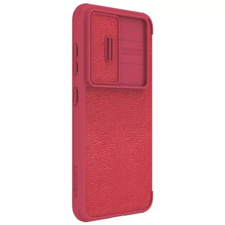 Husa pentru Samsung Galaxy S23 Plus - Nillkin QIN Leather Pro Case - Red