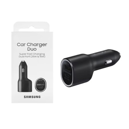 Incarcator Auto USB, Type-C, Fast Charging 40W - Samsung Duo (EP-L4020NBEGEU) - Black (Blister Packing)