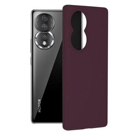 Husa pentru Honor 80 - Techsuit Soft Edge Silicone - Plum Violet