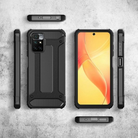 Husa pentru Xiaomi Poco M4 Pro 5G - Techsuit Hybrid Armor - Black