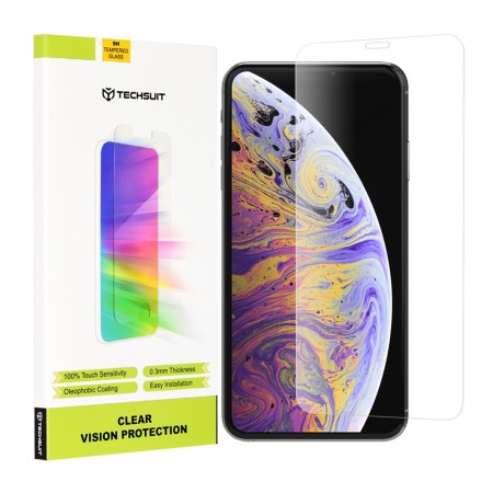 Folie pentru Apple iPhone XS Max / 11 Pro Max - Techsuit Clear Vision Glass - Transparent