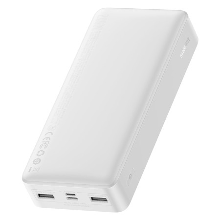 Baterie externa 20000mAh, 15W - Baseus Bipow Digital Display (PPBD050102) - White