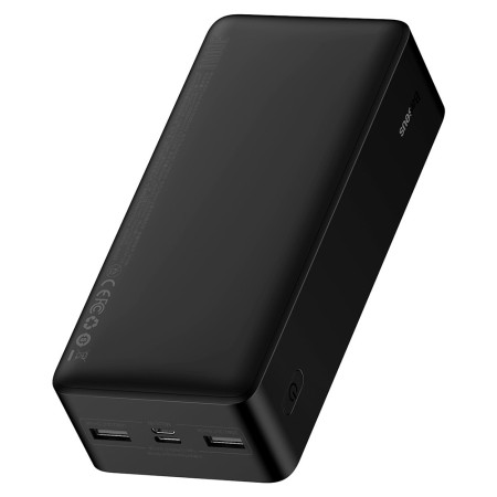 Baterie externa 30000mAh, 15W - Baseus Bipow Digital Display (PPBD050201) - Black