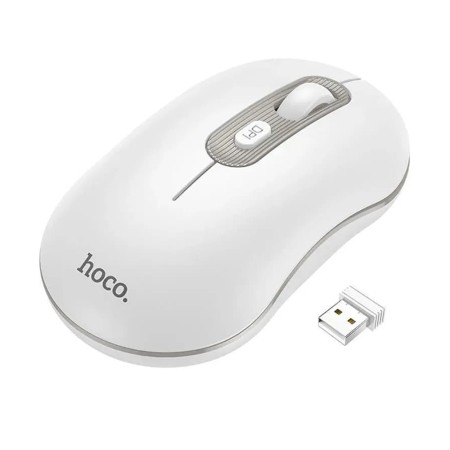 Mouse Wireless 1000-1600 DPI - Hoco (GM21) - White