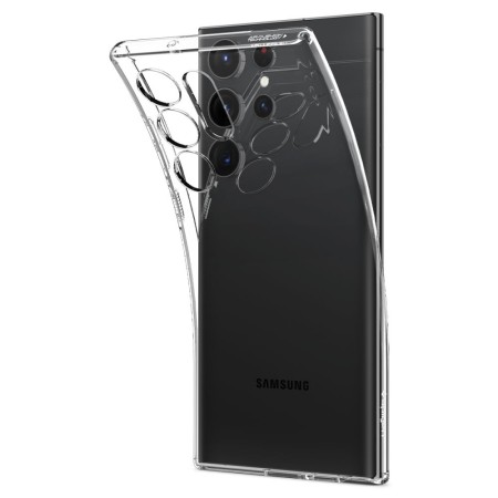 Husa pentru Samsung Galaxy S23 Ultra - Spigen Liquid Crystal - Clear