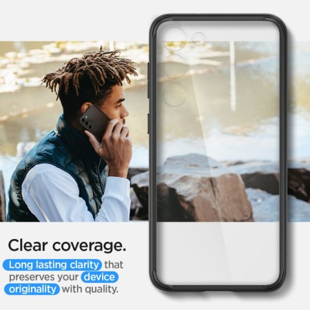 Husa pentru Samsung Galaxy S23 - Spigen Ultra Hybrid - Matte Black