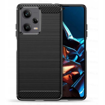 Husa pentru Xiaomi Redmi Note 12 Pro 5G / Poco X5 Pro - Techsuit Carbon Silicone - Black