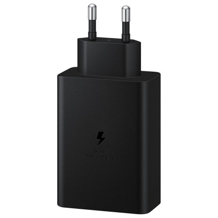 Incarcator Priza 2x Type-C/USB PPS, PD 65W, QC 3.0, AFC, FCP - Samsung (EP-T6530NBEGEU) - Black (Blister Packing)