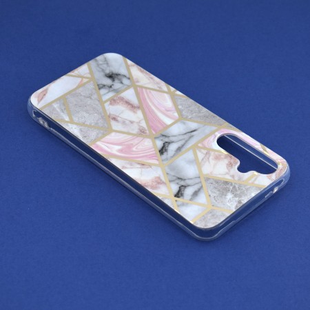 Husa pentru Samsung Galaxy A34 5G - Techsuit Marble Series - Pink Hex