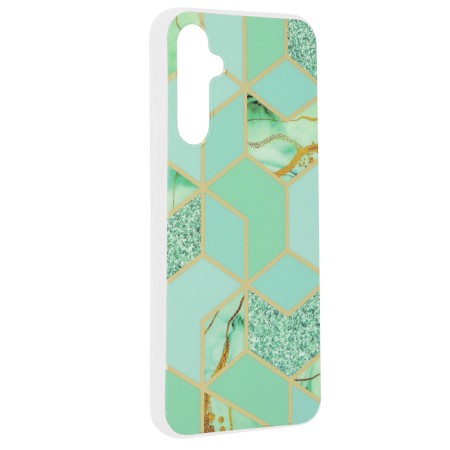 Husa pentru Samsung Galaxy A34 5G - Techsuit Marble Series - Green Hex