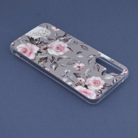 Husa pentru Samsung Galaxy A34 5G - Techsuit Marble Series - Bloom of Ruth Gray