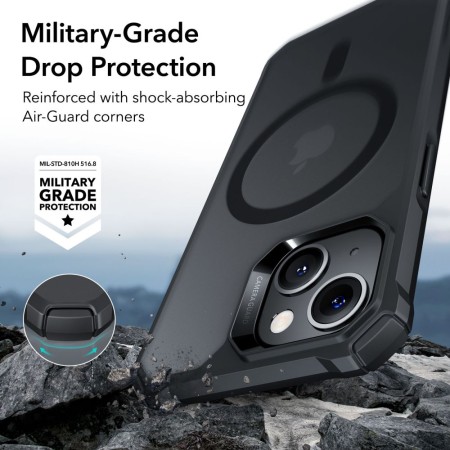 Husa pentru iPhone 14 Pro - ESR Air Armor HaloLock - Frosted Black