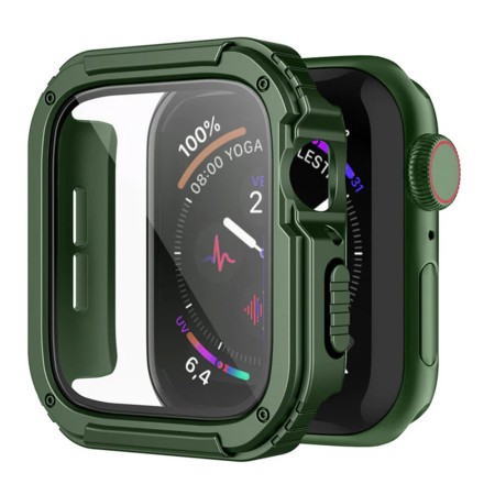 Husa pentru Apple Watch 1 / 2 / 3 (38mm) + Folie - Lito Watch Armor 360 - Green