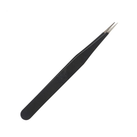 Penseta de Precizie cu Varf Drept din Otel Inoxidabil, 123mm - Jakemy (JM-T2-15) - Black