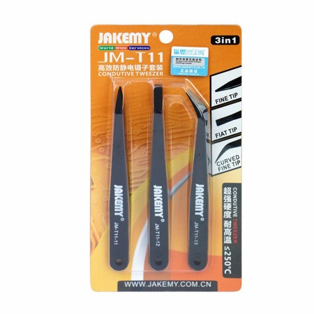 Set Pensete Precizie - Jakemy (JM-T11) - Black