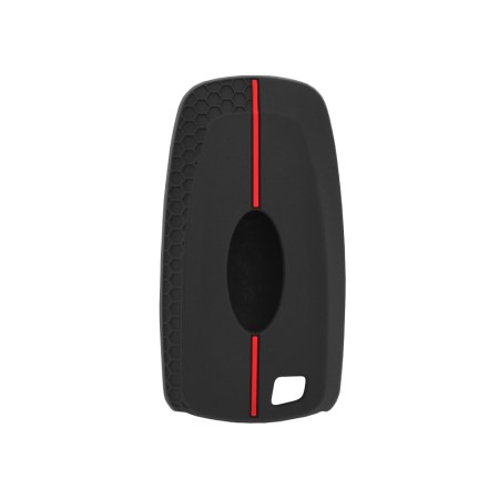 Husa pentru cheie Ford Fusion, Explorer, Ranger, Expedition, Mustang, Escape, Edge, Cobra, Shelby - Techsuit Car Key Case (2004.18) - Black