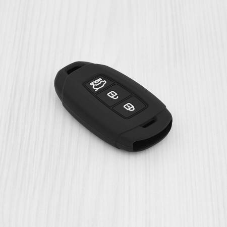 Husa pentru cheie Hyundai Kona, i30, Veloster, Pelisade - Techsuit Car Key Case (2003.22) - Black