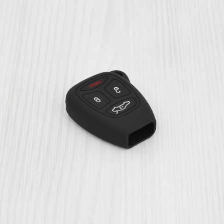 Husa pentru cheie Jeep Commander, Grand Cherokee/Dodge Charger - Techsuit Car Key Case (1035.01) - Black