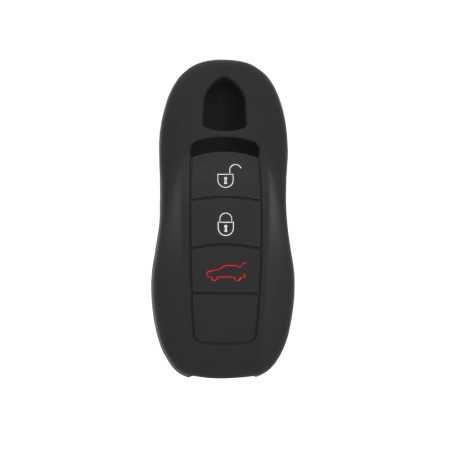 Husa pentru cheie Porsche Macan, Cayenne, Cayman, Panamera - Techsuit Car Key Case (1029.01) - Black