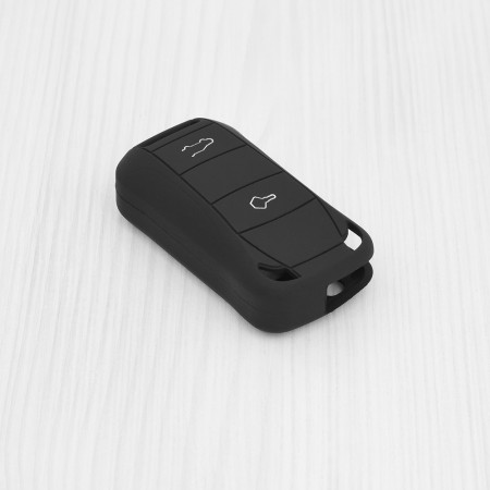 Husa pentru cheie Porsche Cayenne, Macan, Panamera, Cayman - Techsuit Car Key Case (1029.02) - Black