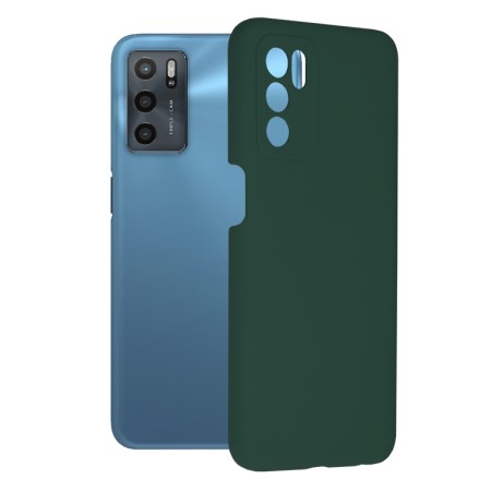 Husa pentru Oppo A16 / A16s / A54s - Techsuit Soft Edge Silicone - Dark Green