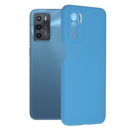 Husa pentru Oppo A16 / A16s / A54s - Techsuit Soft Edge Silicone - Denim Blue