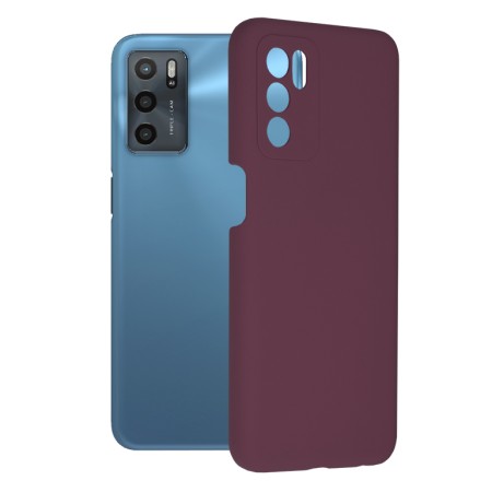 Husa pentru Oppo A16 / A16s / A54s - Techsuit Soft Edge Silicone - Plum Violet