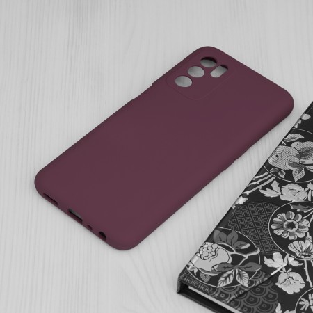 Husa pentru Oppo A16 / A16s / A54s - Techsuit Soft Edge Silicone - Plum Violet